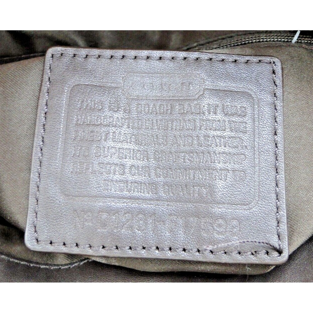 Coach D1261-F17599 Monogram Signature Textile Crossbody/Shoulder Bag - Picture 10 of 10